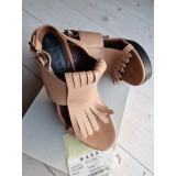 High heel platform sandal