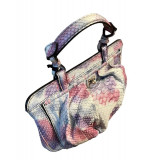 Minerva Small Python Paint New Ivory