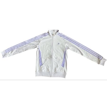 ADIDAS Jacke weiss Gr. S Pre-owned Designer Secondhand Luxurylove.