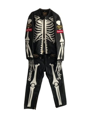 SUPREME Supreme/Vanson Leather Bones Suit - NEW - Pre-loved Designer Second Hand | LUXURYLOVE