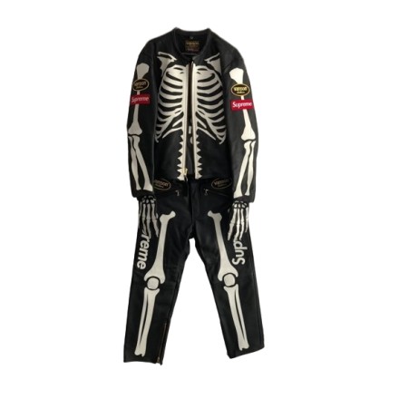 NEU Supreme/Vanson Leather Bones Suit