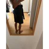 Leather-look skirt