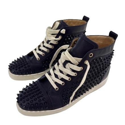 Christian Louboutin Sneakers Gr. 43 blau Pre-owned Designer Secondhand Luxurylove.