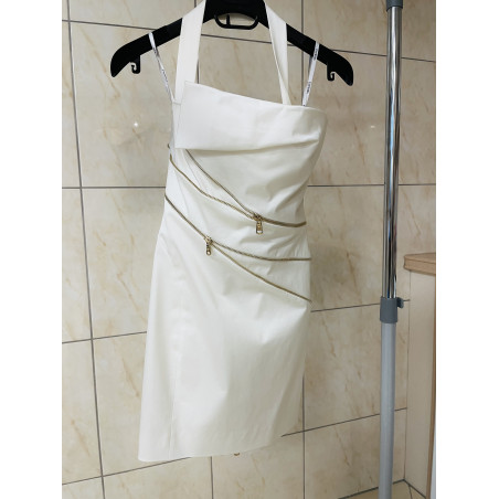 VERSACE Kleid Gr. XS weiss Pre-owned Designer Secondhand Luxurylove