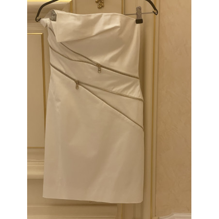VERSACE Kleid Gr. XS weiss Pre-owned Designer Secondhand Luxurylove
