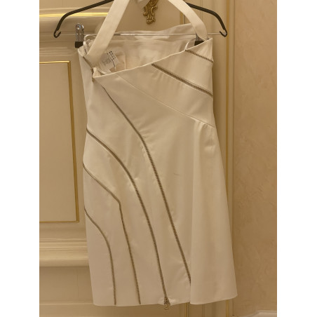 VERSACE Kleid Gr. XS weiss Pre-owned Designer Secondhand Luxurylove