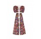 GABRIELA HEARST Onda Midi Kleid Seide multicolor 40 Pre-owned Designer Secondhand Luxurylove