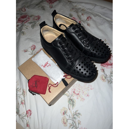 Christian Louboutin Sneaker schwarz 38.5 Pre-owned Designer Secondhand Luxurylove.