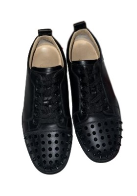 Christian Louboutin Sneaker schwarz 38.5 Pre-owned Designer Secondhand Luxurylove.