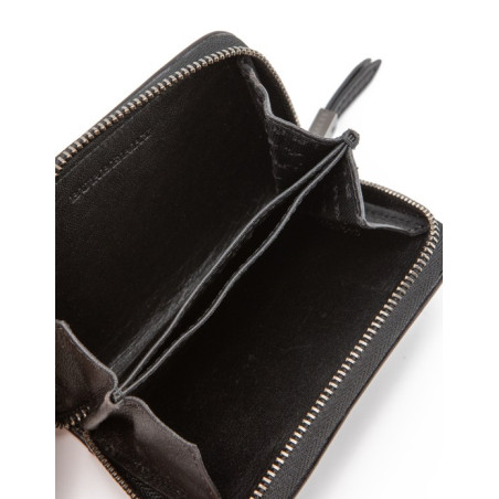 BURBERRY Check Mini Portemonnaie anthrazit Pre-owned Designer Secondhand Luxurylove