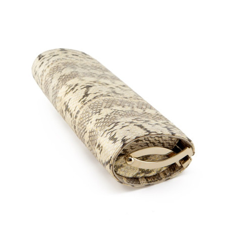 JIMMY CHOO Snake print clutch - Pre-loved Designer Second Hand | LUXURYLOVE