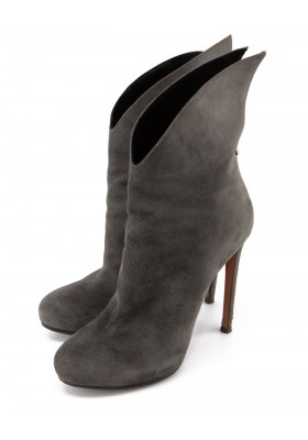 ALAÏA Ankle Boots Wildleder 37 Pre-owned Designer Secondhand Luxurylove