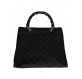 GUCCI Bamboo Nylon Bag schwarz Pre-owned Designer Secondhand Luxurylove.