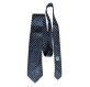HERMÈS Krawatte H Muster Seide blau Pre-owned Designer Secondhand Luxurylove