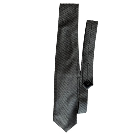 GUCCI Krawatte Seide silber grau Pre-owned Designer Secondhand Luxurylove