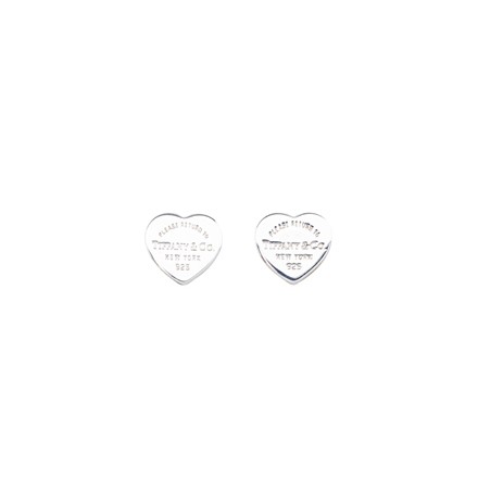 TIFFANY & CO. Return to Tiffany Ohrstecker Herz Silber Pre-owned Designer Secondhand Luxurylove