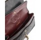 CHANEL Medium Double Flap Bag Lammleder schwarz 24 k vergoldete Hardware. Pre-owned Designer Secondhand Luxurylove