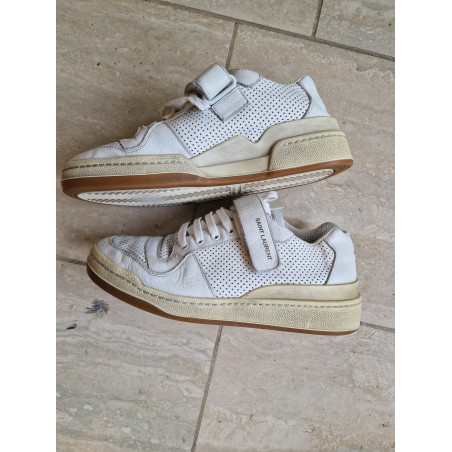 SAINT LAURENT Sneaker weiss Gr. 39 Pre-owned Designer Secondhand Luxurylove. 