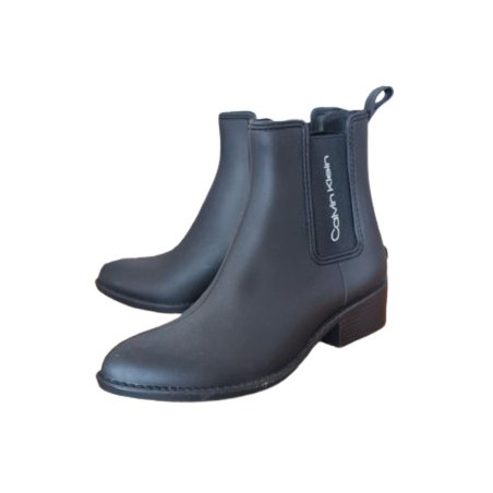 CALVIN KLEIN Stiefeletten schwarz 38 Pre-owned Designer Secondhand Luxurylove