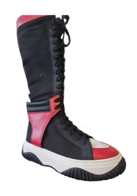 N°21 Sneaker Boots schwarz rot 21 Pre-owned Designer Secondhand Luxurylove