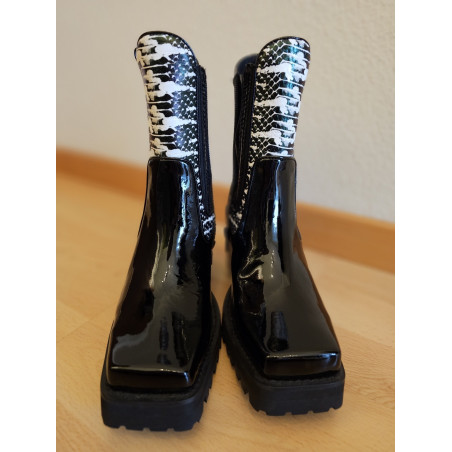 JEFFREY CAMPBELL Stiefeletten schwarz 36 NEU Pre-owned Designer Secondhand Luxurylove