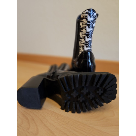 JEFFREY CAMPBELL Stiefeletten schwarz 36 NEU Pre-owned Designer Secondhand Luxurylove