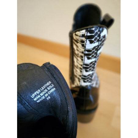 JEFFREY CAMPBELL Stiefeletten schwarz 36 NEU Pre-owned Designer Secondhand Luxurylove