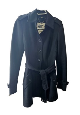 BURBERRY Trenchcoat Mantel schwarz 36 Pre-owned Designer Secondhand Luxurylove