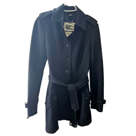 BURBERRY Trenchcoat Mantel schwarz 36 Pre-owned Designer Secondhand Luxurylove
