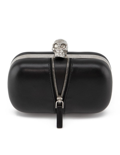 ALEXANDER MCQUEEN Skull clutch - Pre-loved Designer Second Hand | LUXURYLOVE