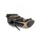 GIUSEPPE ZANOTTI Sandalette High Heel schwarz 38.5 Pre-owned Designer Secondhand Luxurylove
