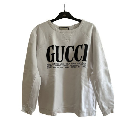 GUCCI Cities Cotton Sweatshirt - NEW - Pre-loved Designer Second Hand | LUXURYLOVE