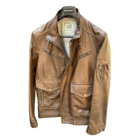HEINZ BAUER Monte Carlo leather jacket - Pre-loved Designer Second Hand | LUXURYLOVE