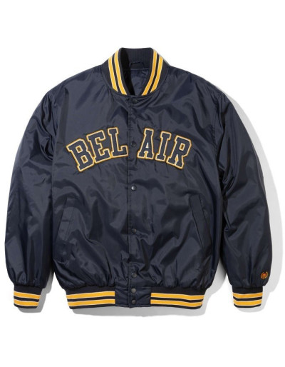 BEL AIR Athletics Jacke blau Gr. M. Pre-owned Designer Secondhand Luxurylove