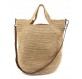 LOEWE Paula's Ibiza Slit Tote Bag gross Bast Tasche Pre-owned Designer Secondhand Luxurylove