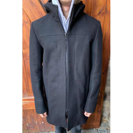 DIOR Mantel Herren Wolle schwarz 48 Pre-owned Designer Secondhand Luxurylove