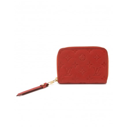 LOUIS VUITTON Secrete Compact Portemonnaie Empreinte M60295 rot Pre-owned Designer Secondhand Luxurylove