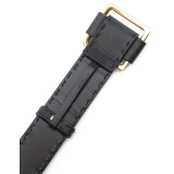 Belt with square buckle
