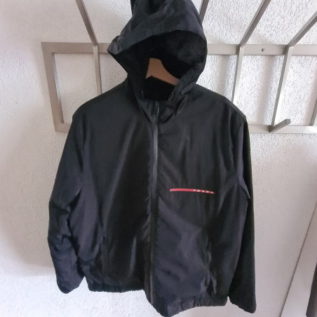 PRADA Gortex Jacke Herren schwarz 50 Pre-owned Designer Secondhand Luxurylove