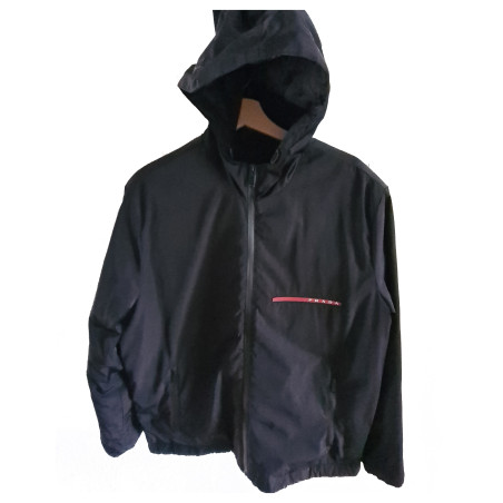 PRADA Gortex Jacke Herren schwarz 50 Pre-owned Designer Secondhand Luxurylove