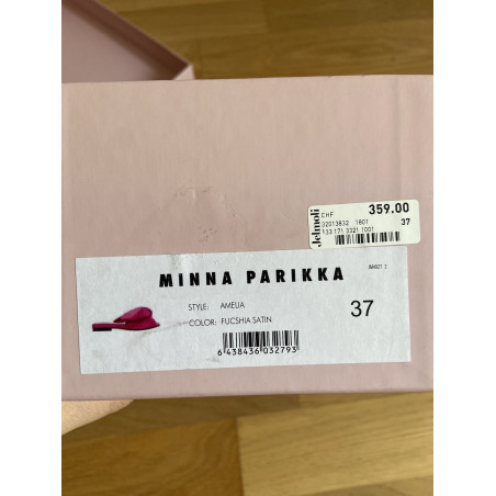 MINNA PARIKKA Sandalen Satin pink 36 NEU Pre-owned Designer Secondhand Luxurylove