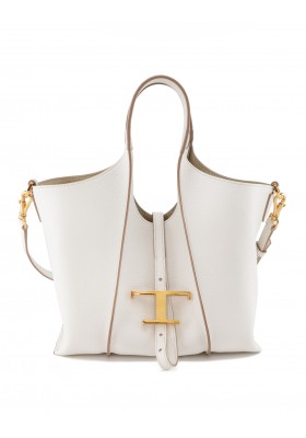 TOD`S T Timeless Tasche small creme Pre-owned Designer Secondhand Luxurylove