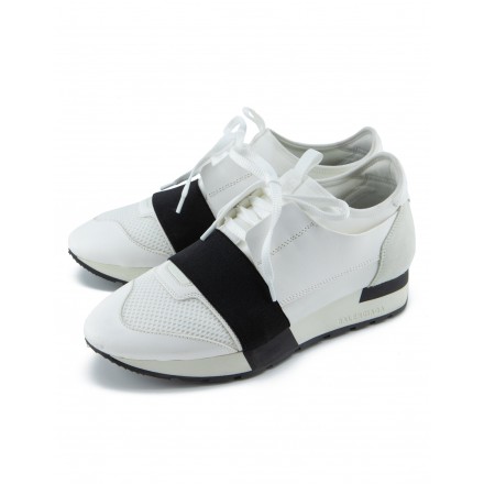 BALENCIAGA Sneakers weiss schwarz 38 Pre-owned Designer Secondhand Luxurylove