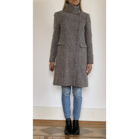 JOOP Mantel Schurwolle multicolor 36 Pre-owned Designer Secondhand Luxurylove