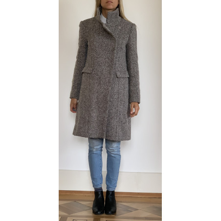 JOOP Mantel Schurwolle multicolor 36 Pre-owned Designer Secondhand Luxurylove