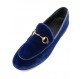 GUCCI Jordaan Horsebit Samt Loafer blau 37 Pre-owned Designer Secondhand Luxurylove