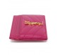 SAINT LAURENT Cassandre Kartenetui Grain de Poudre pink NEU Pre-owned Designer Secondhand Luxurylove