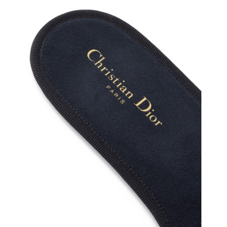 DIOR Oblique Homewear Slipper navy 42 NEU Pre-owned Designer Secondhand Luxurylove