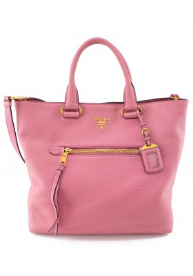 PRADA Grosse Shopper Tote Bag BN 2754 pink Pre-owned Designer Secondhand Luxurylove