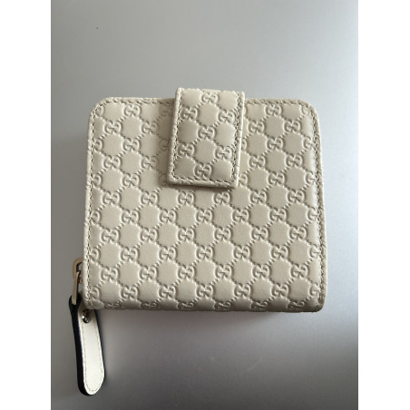 GUCCI Guccissima Portemonnaie creme NEU Pre-owned Designer Secondhand Luxurylove